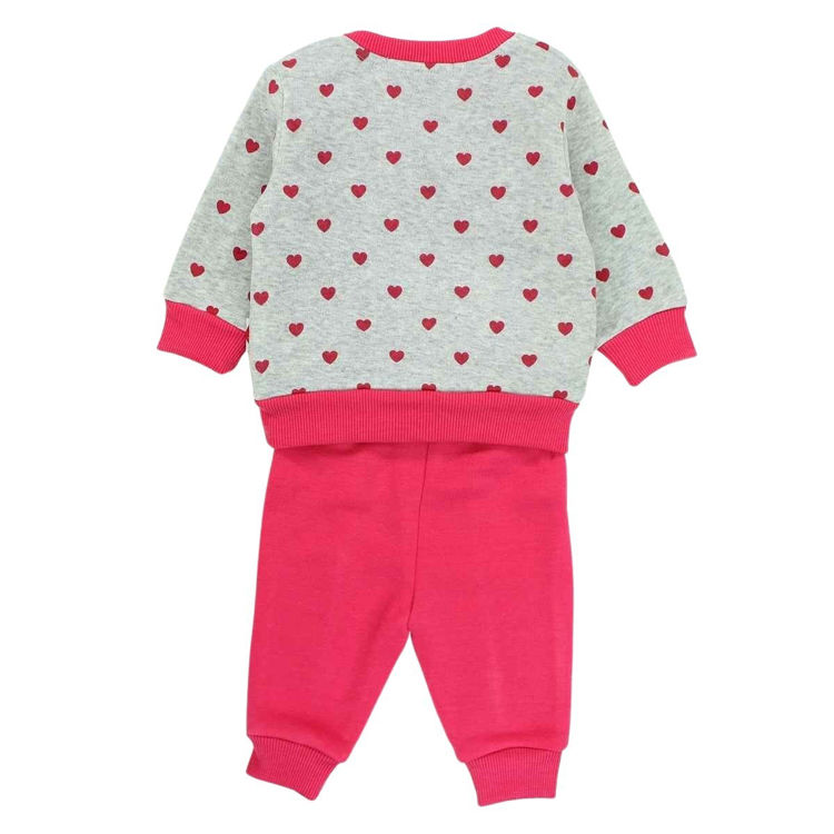 Picture of LC11986 LEECOOPER GIRLS THERMAL FLEECY TWOPIECE JOGGING SUIT